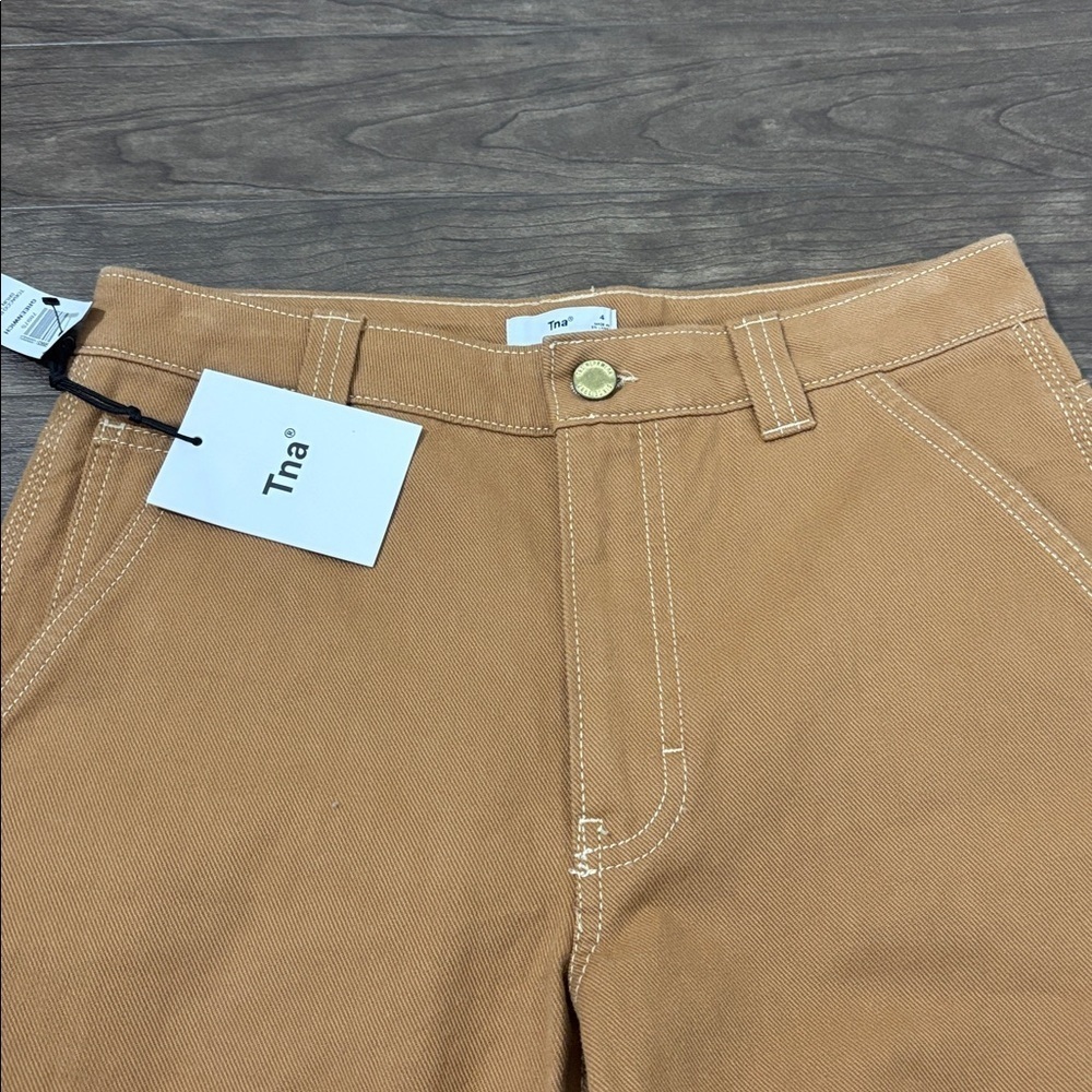 TNA Greenwich High Waisted Carpenter Twill Pants - Picture 3 of 6
